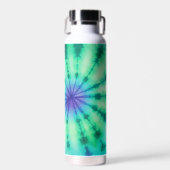 Tie Dye Pattern Seafoam Turquoise - aangepaste naa Waterfles (Voorkant)