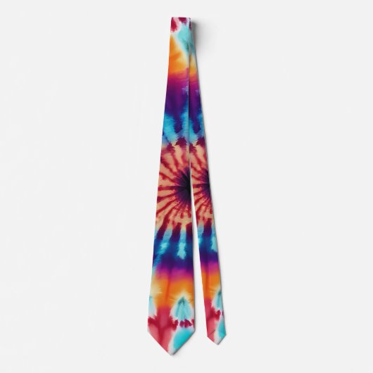 Tie Dye Pattern Stropdas (Voorkant)