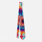 Tie Dye Pattern Stropdas (Achterkant)