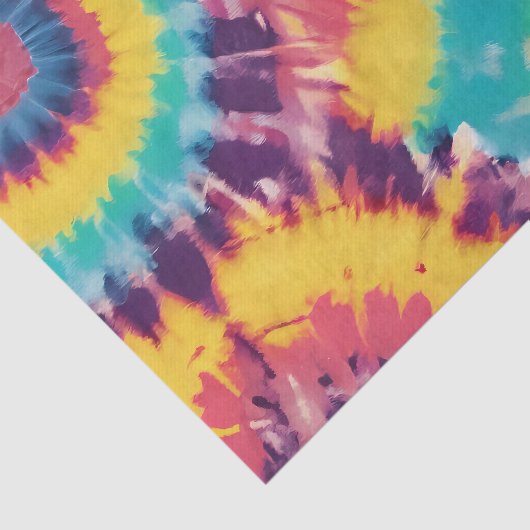 Tie Dye Pattern Tissuepapier (Detail)