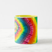 Tie Dye Pattern Two-Tone Coffee Mok (Center)