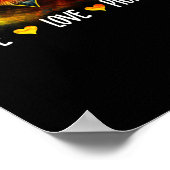 Tie Dye Peace Love Pickleball Pickleball Lover Poster (Hoek)