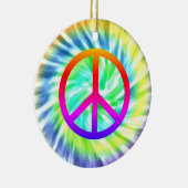 Tie Dye Peace Ornament (Rechts)