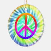 Tie Dye Peace Ornament (Links)