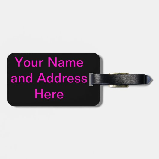 Tie Dye Peace Sign-Bagagelabel Bagagelabel (Achterkant horizontaal)