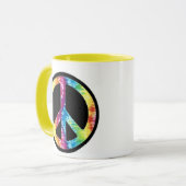 Tie Dye Peace Sign-mok Mok (Voorkant links)
