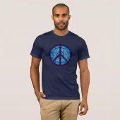 Tie Dye Peace Sign T-shirt (Voorkant volledig)