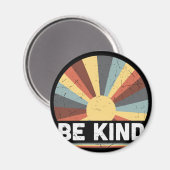 Tie Dye Peace Symbol Hippie Magneet (Voorkant / Achterkant)