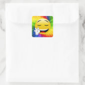 Tie Dye Peace Teken Emoji Stickers (Tas)