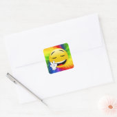 Tie Dye Peace Teken Emoji Stickers (Envelop)