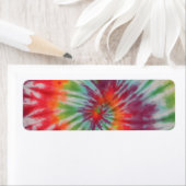 Tie Dye Peace Teken Label (Insitu)