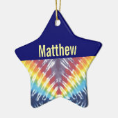 Tie Dye Personalized Ornament (Links)