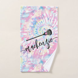 Tie Dye Persoonlijke benaming Lacrosse Handdoek