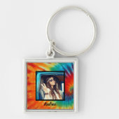 Tie Dye Photo Sleutelhanger (Voorkant)