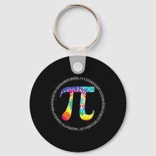 Tie Dye Pi Dag T Shirt Natuurkunde Wiskunde Docent Sleutelhanger