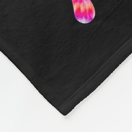 Tie Dye Pi Day Fleece Deken (Hoek)
