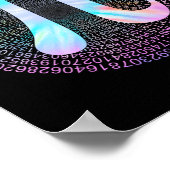 Tie Dye Pi Happy Pi Day Poster (Hoek)