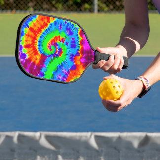 Tie Dye Pickleball Paddle