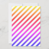 Tie dye pool verjaardagsuitnodiging bedankkaart (Achterkant)