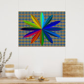 Tie Dye Poster (Keuken)