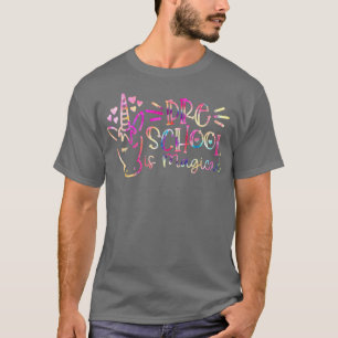 Tie Dye Preschool is een magische unicorn terug na T-shirt
