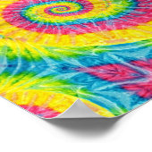 Tie dye print design poster (Hoek)