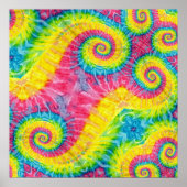Tie dye print design poster (Voorkant)