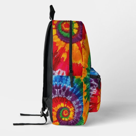 Tie Dye Psychedelisch Patroon Bedrukte Rugzak (Links)