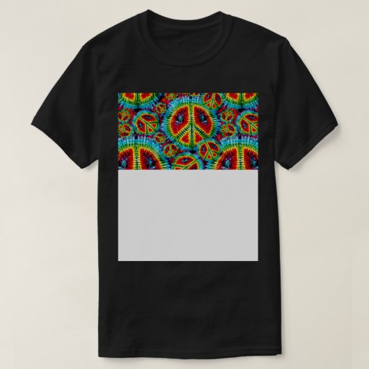Tie Dye Psychodelisch T-shirt (Design voorkant)