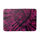 Tie-Dye Purple Pink Black Hippie Retro Pattern  Badmat (Voorkant)