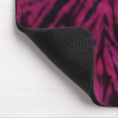 Tie-Dye Purple Pink Black Hippie Retro Pattern  Muismat (Hoek)