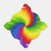 Tie Dye Rainbow Bedankdoosjes (Uitgevouwen)