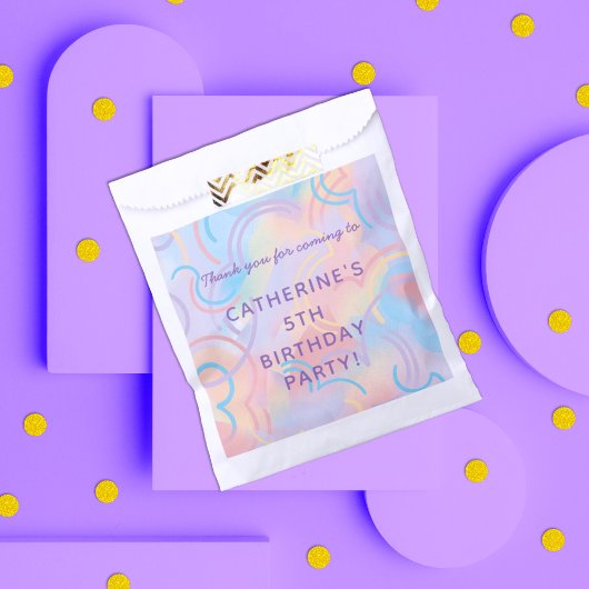 Tie Dye Rainbow Bedankzakje