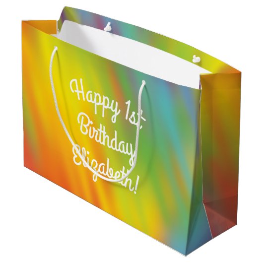 Tie Dye Rainbow Birthday Party Groot Cadeauzakje