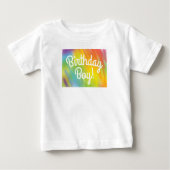 Tie Dye Rainbow Birthday Party Kinder Cute (Voorkant)