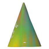 Tie Dye Rainbow Birthday Party Kinder Cute Feesthoedjes (Rechts)