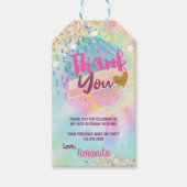 Tie Dye Rainbow Cadeaulabel (Voorkant)