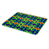 Tie Dye Rainbow Colors Patroon Snijplank (Hoek)