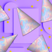 Tie Dye Rainbow Feesthoedjes