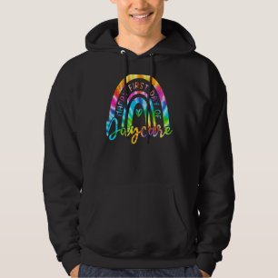Tie Dye Rainbow Fijne eerste dag overdag terug naa Hoodie