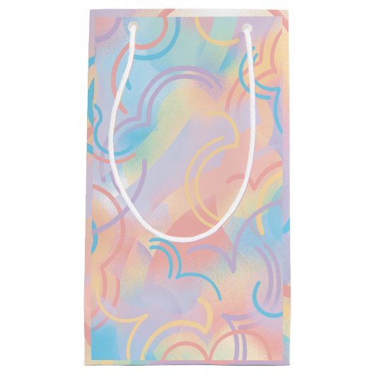 Tie Dye Rainbow Klein Cadeauzakje (Voorkant)