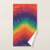 Tie Dye Rainbow-kleuren Bad Handdoek (Handdoek)