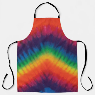 Tie Dye Rainbow-kleuren  Schort