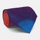 Tie Dye Rainbow-kleuren Stropdas (Opgerold)