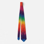 Tie Dye Rainbow-kleuren Stropdas (Achterkant)