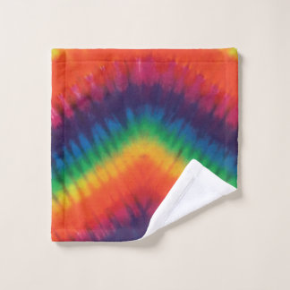 Tie Dye Rainbow-kleuren Washandje