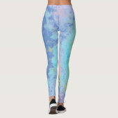 Tie Dye Rainbow Pastel Kleur Leggings (Achterkant)