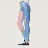 Tie Dye Rainbow Pastel Kleur Leggings (Links)