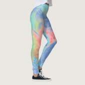Tie Dye Rainbow Pastel Kleur Leggings (Rechts)