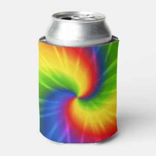 Tie Dye Rainbow Pattern Blikjeskoeler